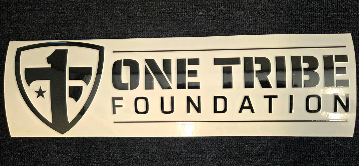 One Tribe Foundation Transparent Decal