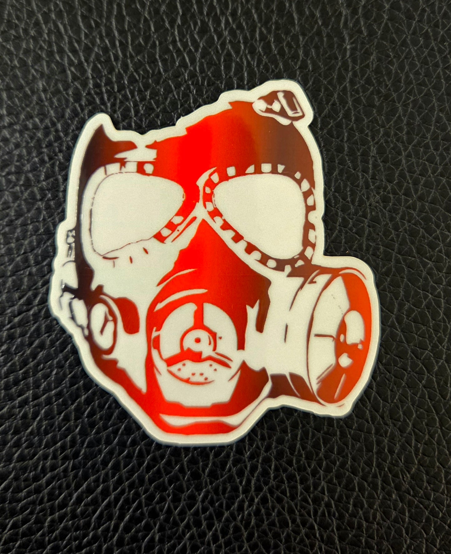 Gas Mask Decal Transparent