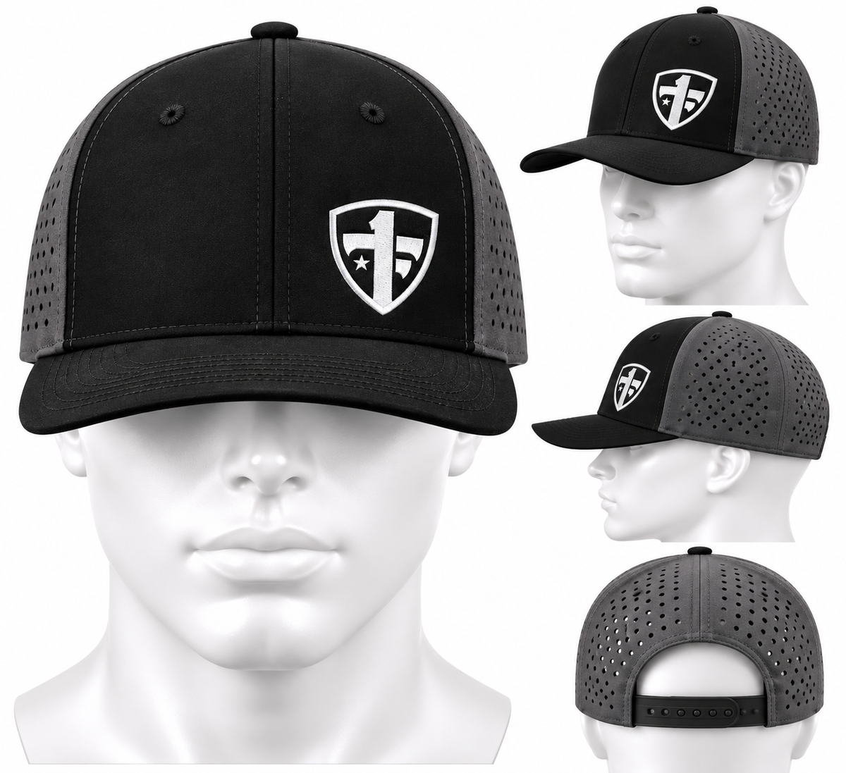 OTF Black & Gray Snapback Trucker Hat