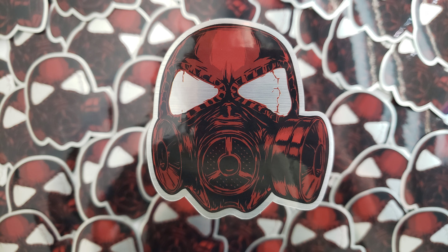 22KILL gas mask sticker