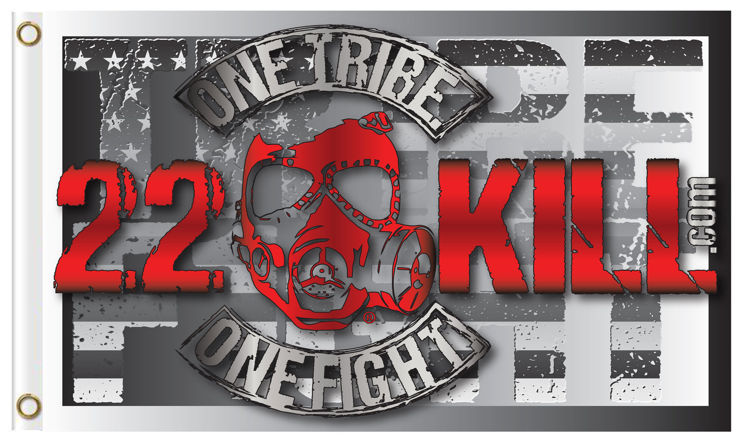 22KILL 3'X5' Nylon Flag.