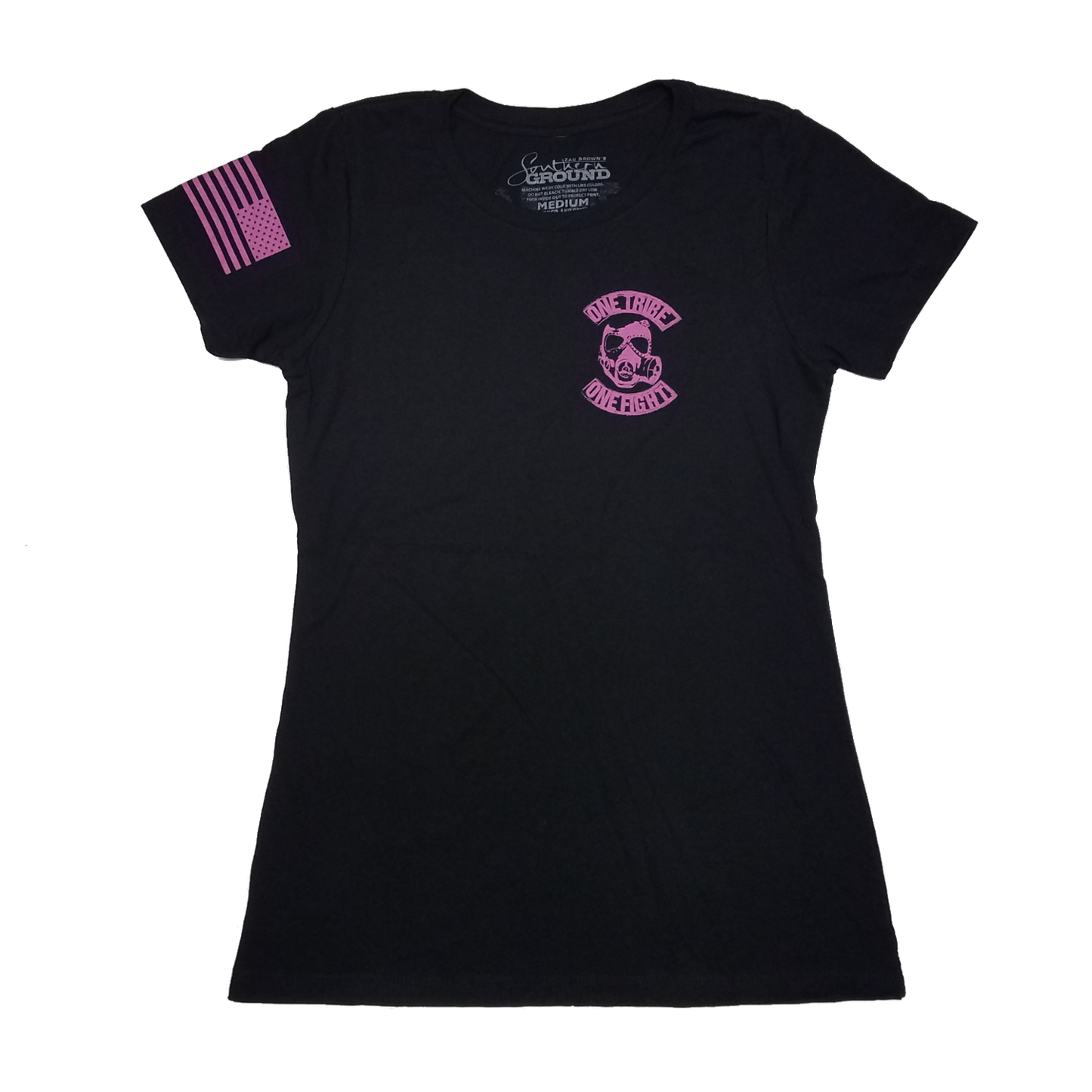 22KILL Women's t-shirt in black and pink.