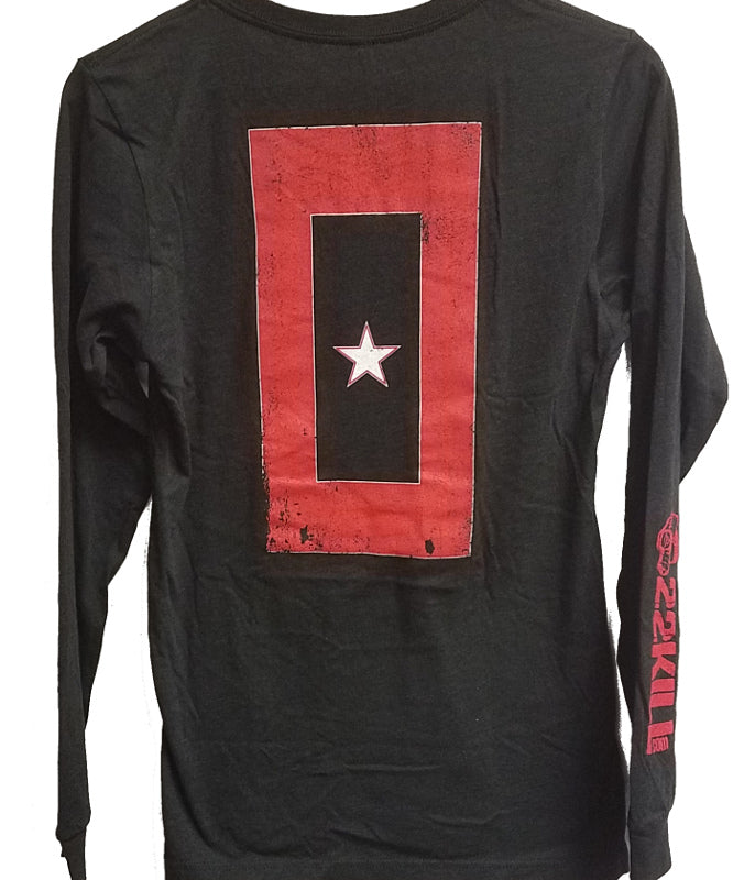 One Tribe Foundation 22KILL White Star families long sleeve t-shirt