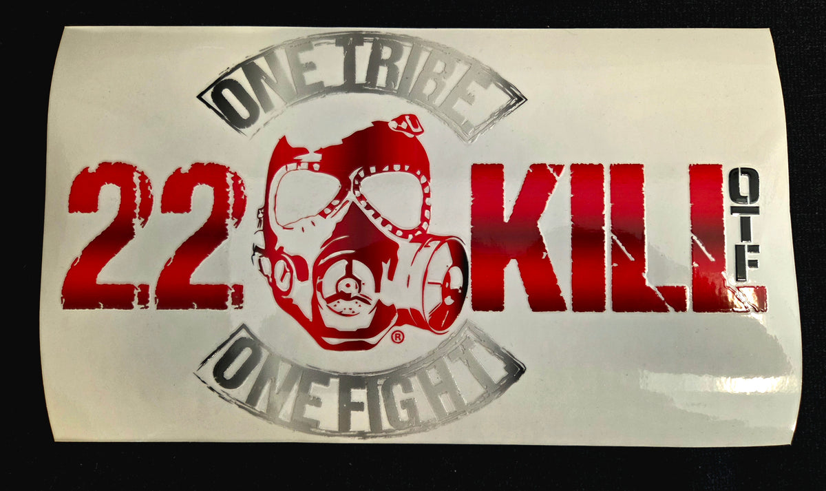 22kill Rings OTOF 22KILL Transparent Decal – One Tribe Foundation