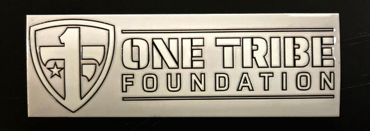 One Tribe Foundation Small Transparent Decal