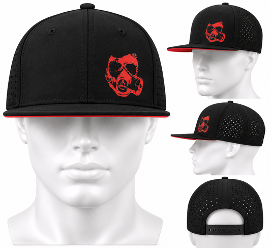 22KILL Black Flat Bill Snapback Hat
