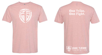 Desert Pink One Tribe Foundation shield t-shirt