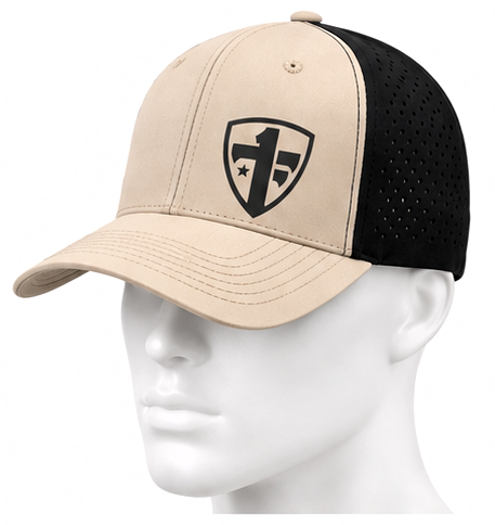 OTF Tan & Black Snapback Trucker Hat