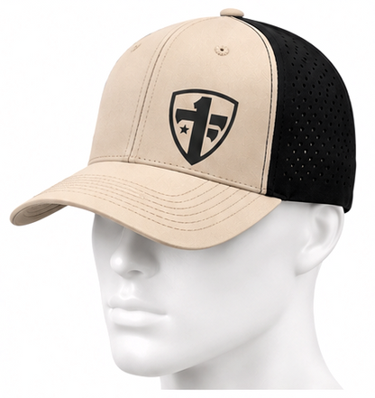 OTF Tan & Black Snapback Trucker Hat