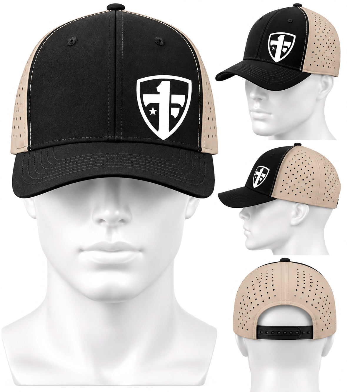 OTF Black & Tan Snapback Trucker Hat