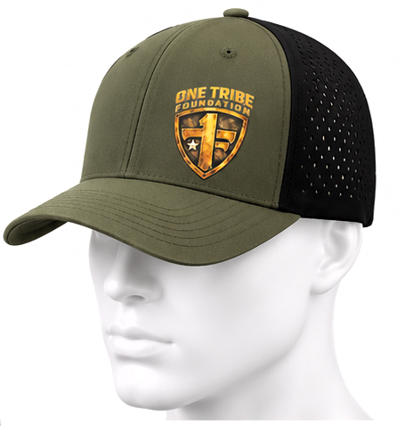OTF Brown & Black Snapback Trucker Hat