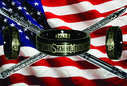 Engraved Honor Ring (Marine NCO Sword)