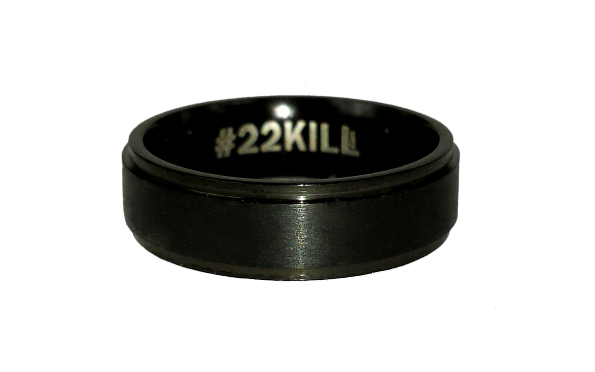 22kill Rings Steel Honor Ring – One Tribe Foundation